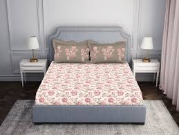 Double Floral bed sheet